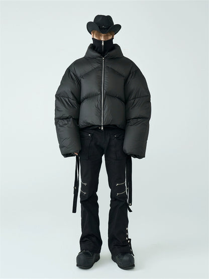 FRKM SCD FW 90 White Duck Down Heavy Loose Thick Unisex Jacket - JANIS.