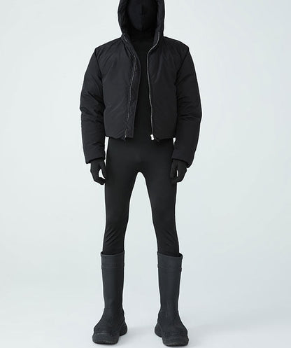 FRKM SCD FW Unisex Short Hooded Solid Color Super Thick All-Match Down Jacket - OLAF.