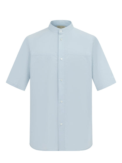 OWNLIFE short-sleeved shirt sky blue versatile - RICHARD.