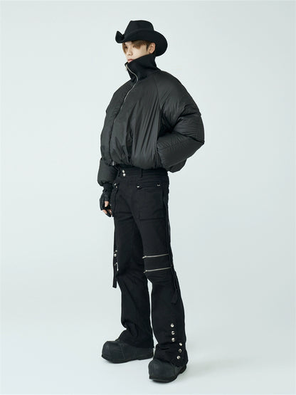 Frkm Scd Fw 90 White Duck Down Thickened Stand Collar Unisex Jacket - KORY.