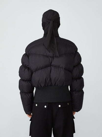 FRKM SCD  90 White Duck Down Thickened Slim Fit Unisex Cropped Jacket- SASHA.