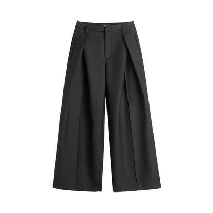 FRKM SCD Three-Dimensional Pleated Wide-Leg Loose Fit Pants - FARIN.