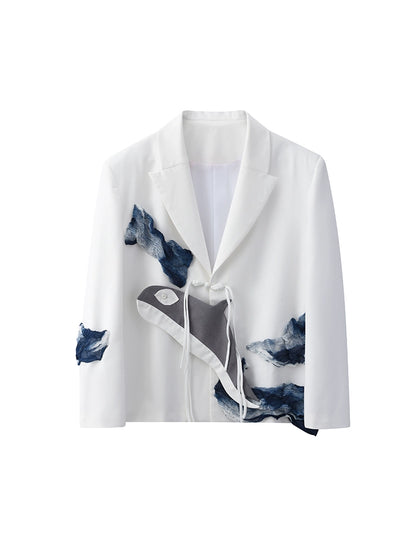 JIECHI loose buckle blazer high-end suit - UMBRA.