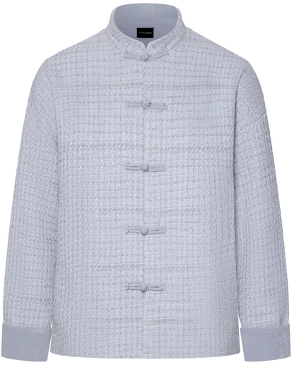 OWNLIFE Tang tweed buckle high end coat  - KENDY.