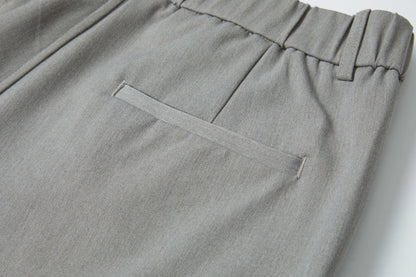 OWNLIFE elasticated waist slim straight pants - CHRISSY.