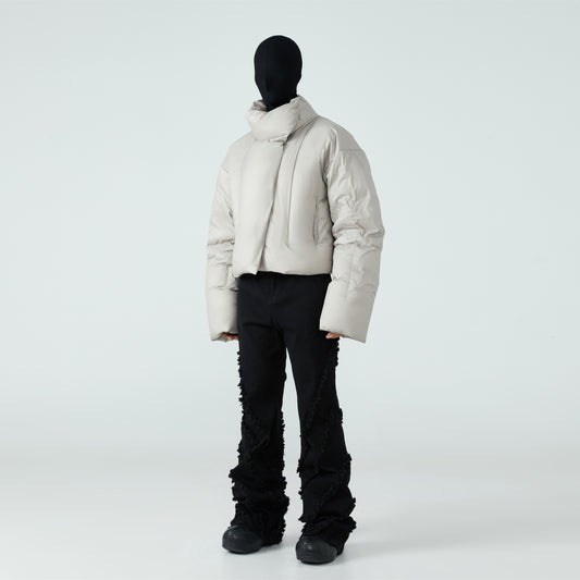 FRKM SCD 24FW 90 White Duck Down Thickened Warm Gray Jacket - LEMON.