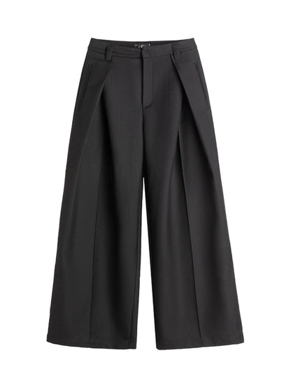 FRKM SCD Three-Dimensional Pleated Wide-Leg Loose Fit Pants - FARIN.