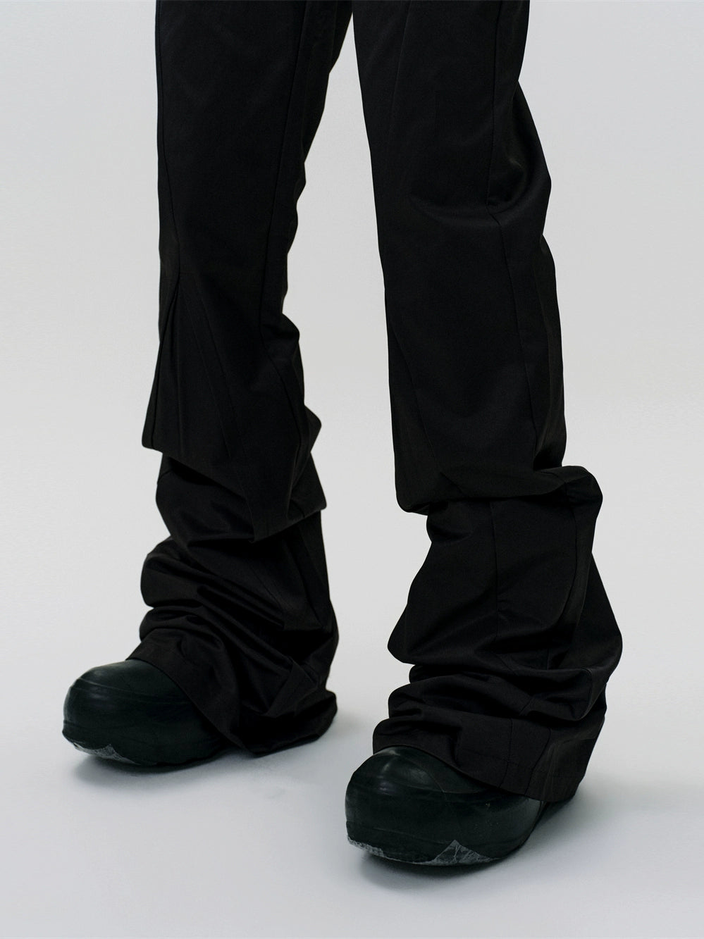 FRKM SCD x 2er0 Collaboration Bootcut Pleated Loose Casual Pants - KARINA.
