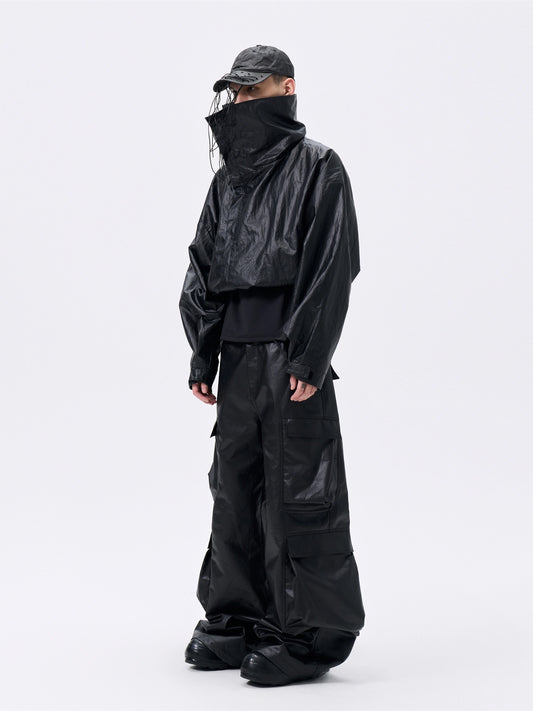 FRKM SCD stand-up collar drawstring jacket with windproof coating - CANDICE.
