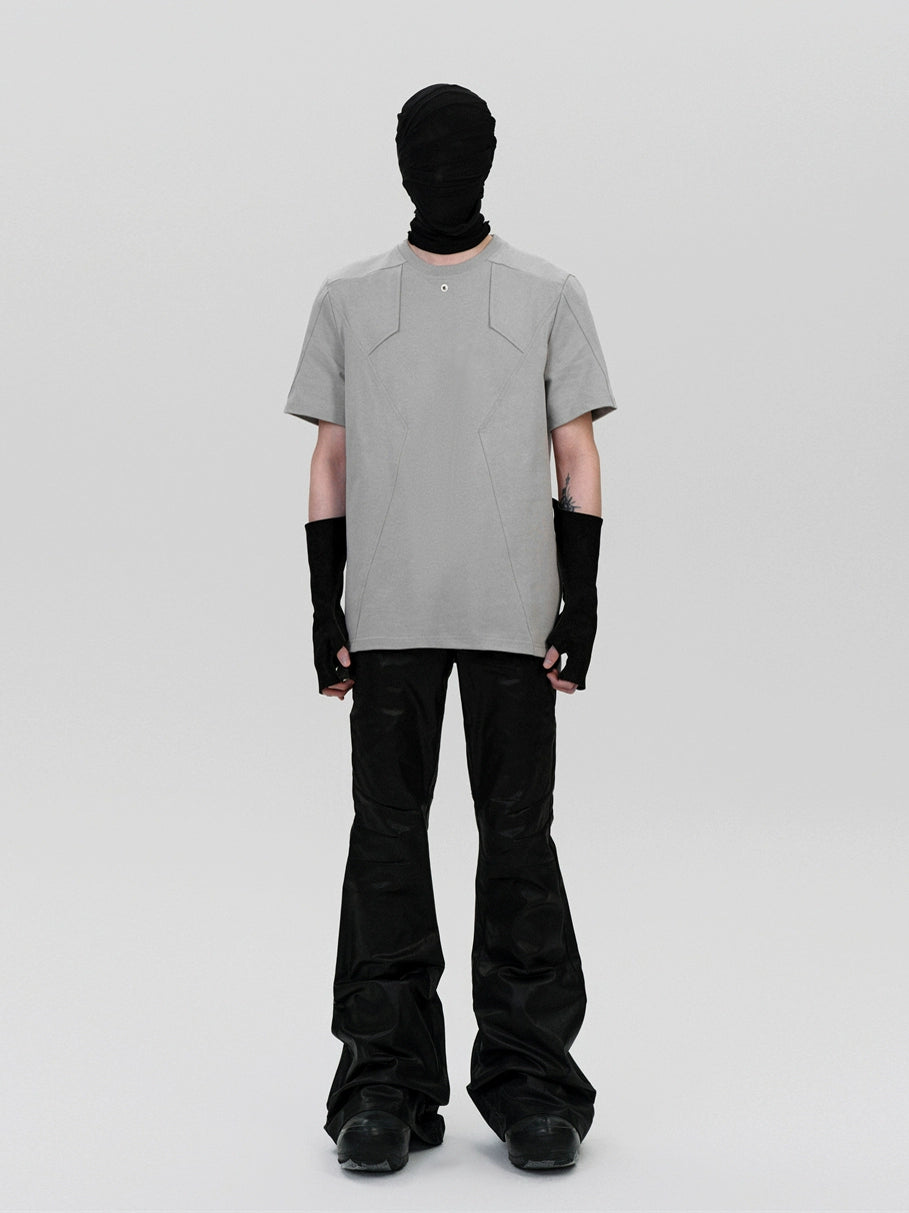 FRKM SCD simple design deconstructed short sleeve t-shirt - FEINT.