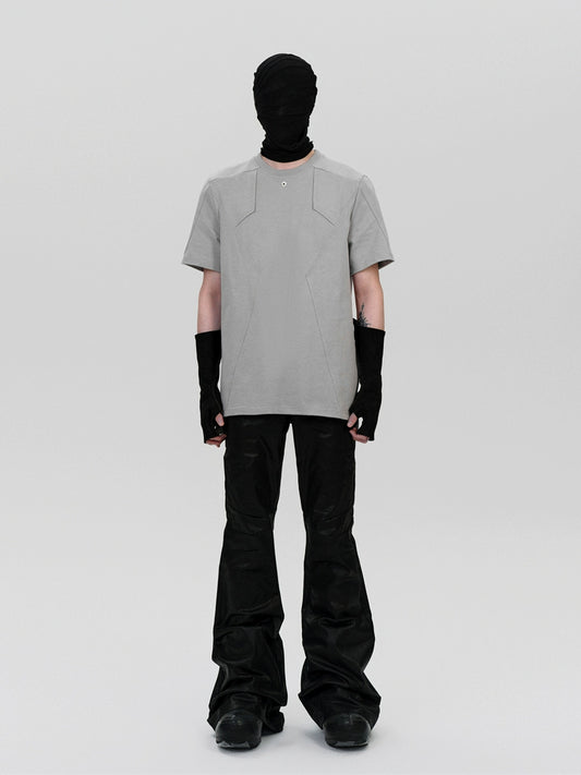 FRKM SCD simple design deconstructed short sleeve t-shirt - FEINT.