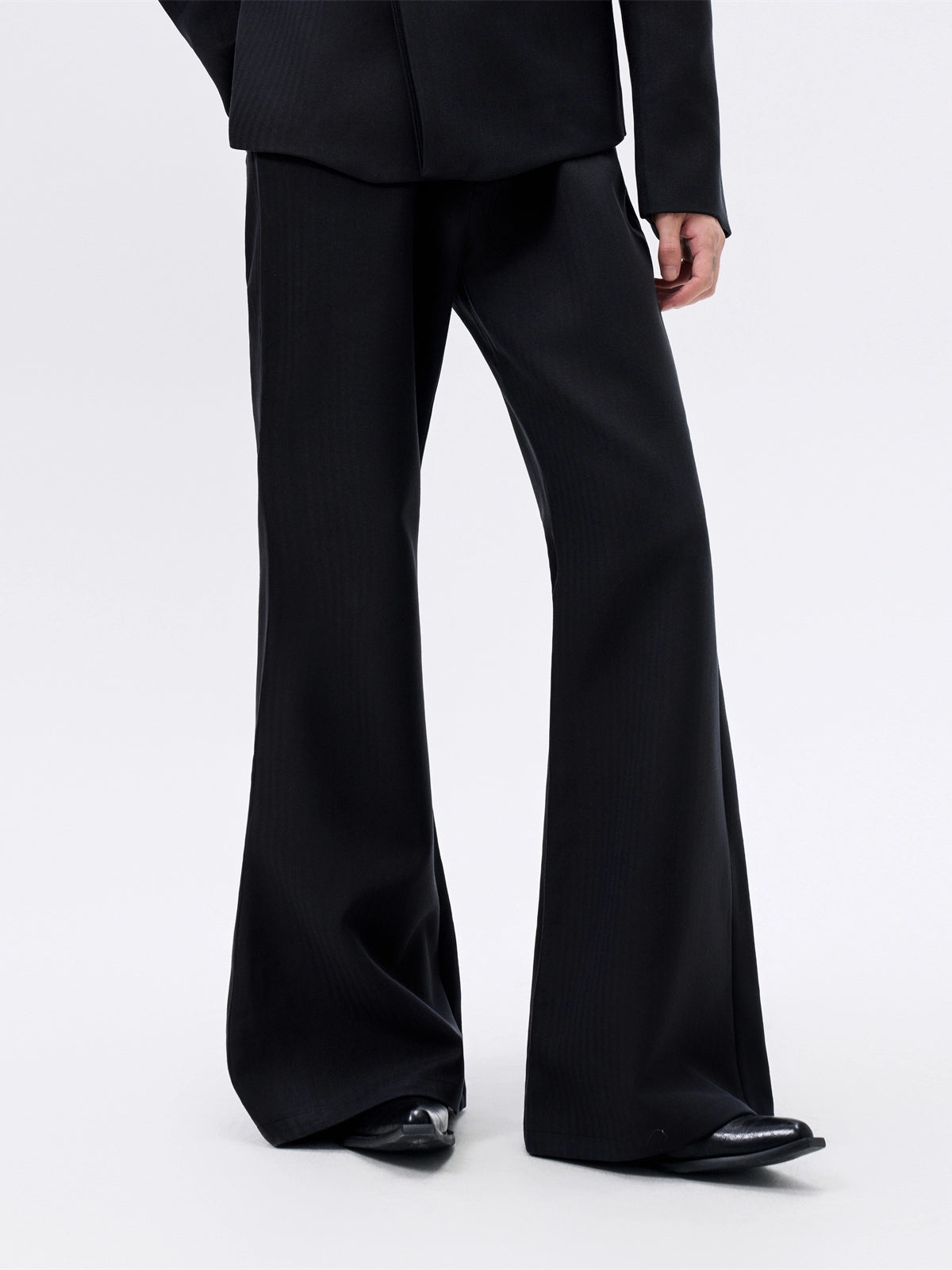 FRKM SCD Herringbone Stripe Hourglass Flared Pants and Suit Set - OSBOURNE.