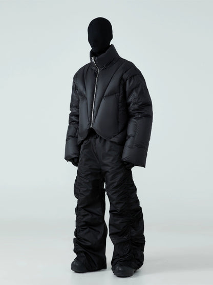 FRKM SCD 90 White Duck Down Thickened Warm Cropped Jacket- VERICK.