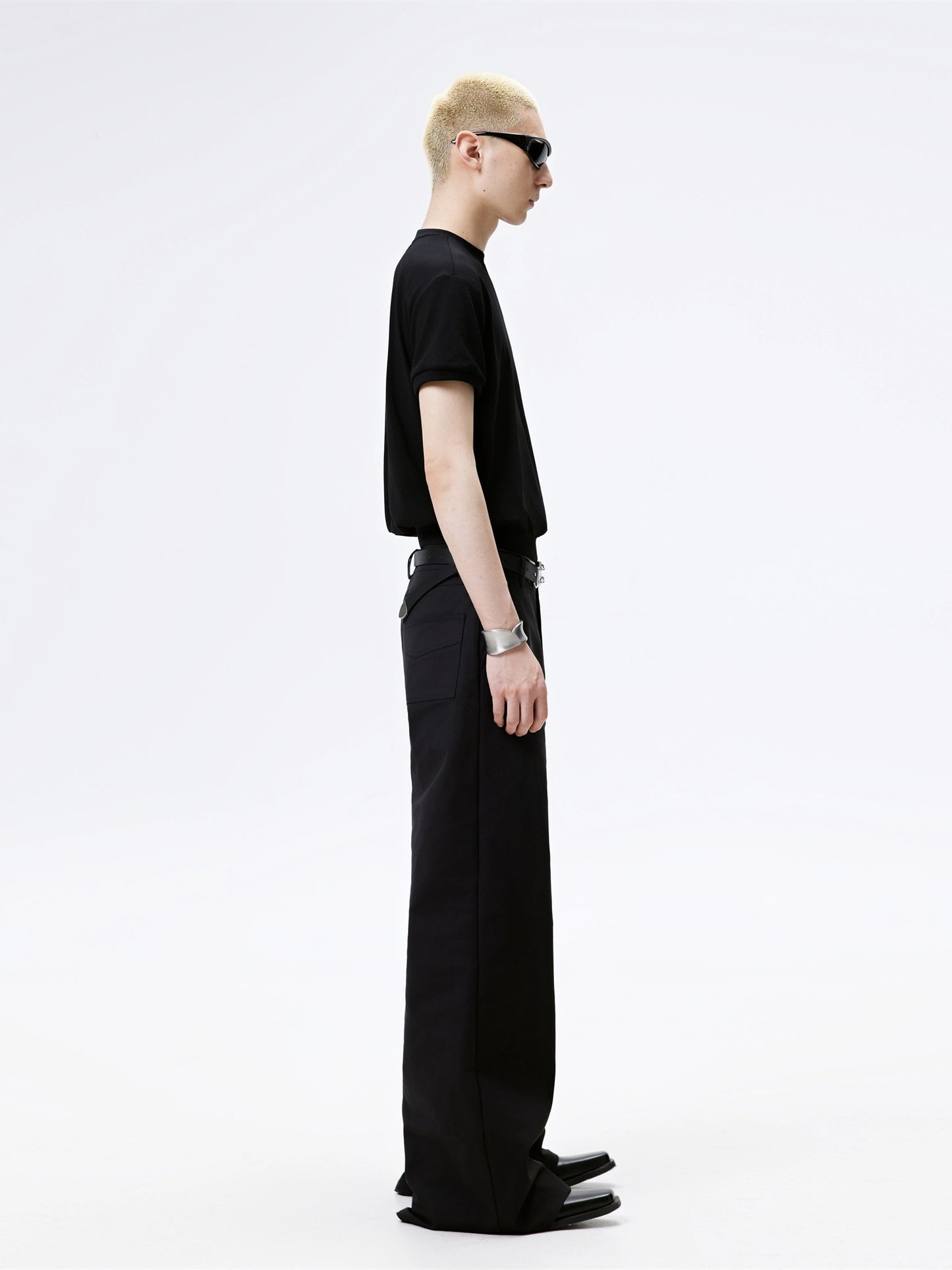 FRKM SCD Black Straight Casual Bootcut Basic Pants - XYLO.