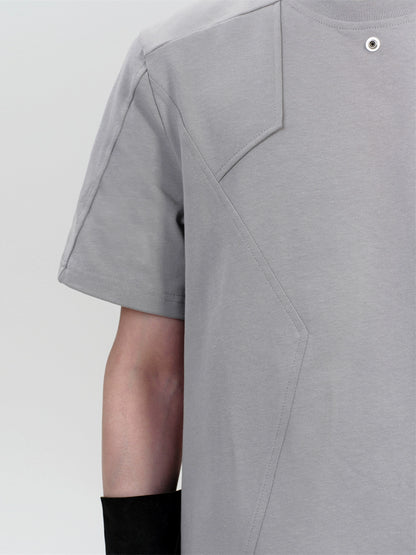 FRKM SCD simple design deconstructed short sleeve t-shirt - FEINT.
