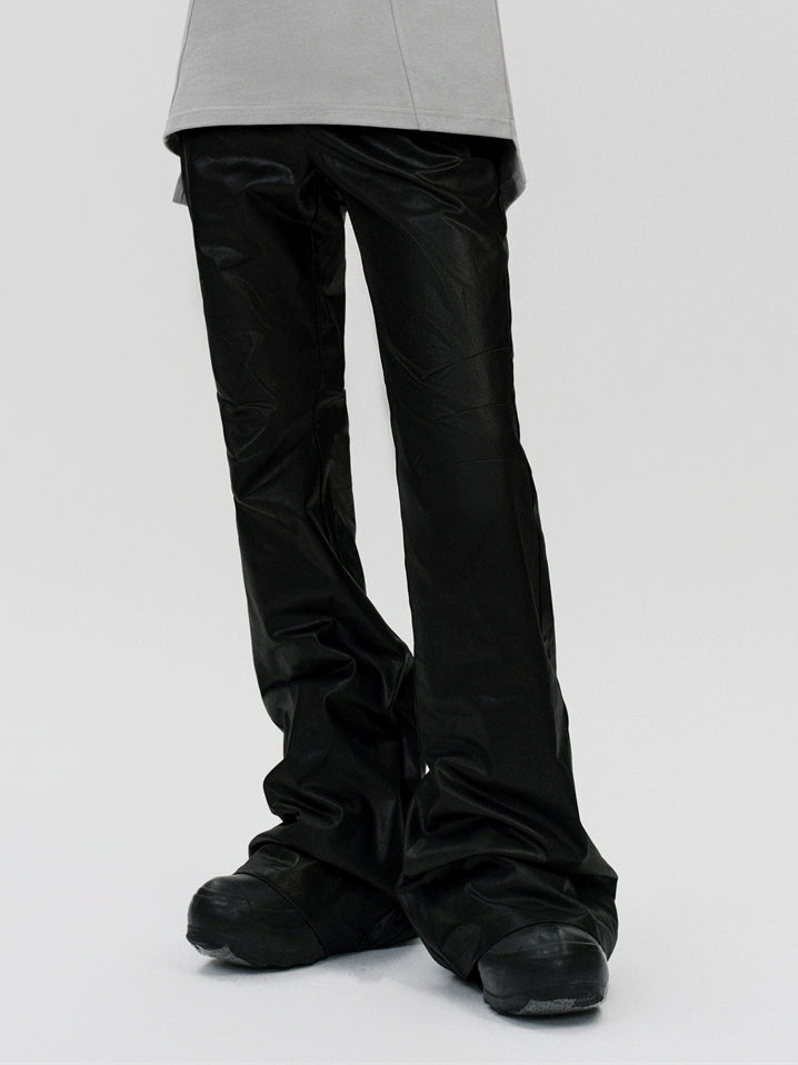 FRKM SCD Deconstructed Handmade Wax Coated Men's Pants - HANSEL.