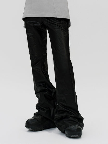 FRKM SCD Deconstructed Handmade Wax Coated Men's Pants - HANSEL.