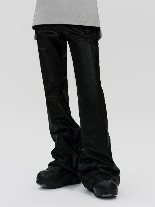 FRKM SCD Deconstructed Handmade Wax Coated Men's Pants - HANSEL.