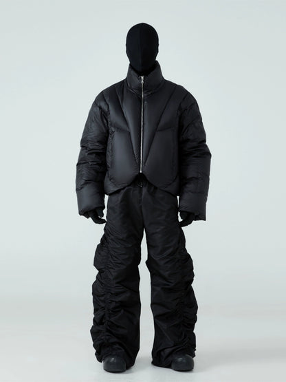 FRKM SCD 90 White Duck Down Thickened Warm Cropped Jacket- VERICK.