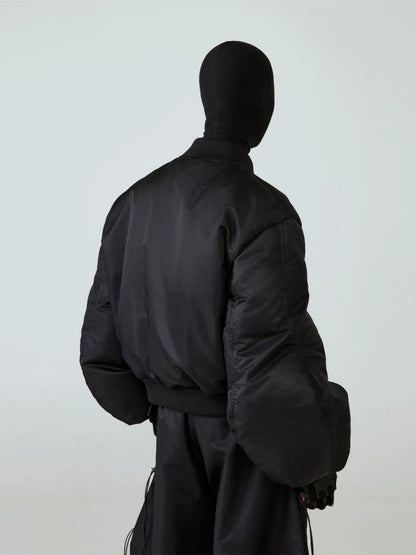 FRKM SCD  90 White Duck Down Sickle Sleeve Machete Short Jacket - ZENITH.