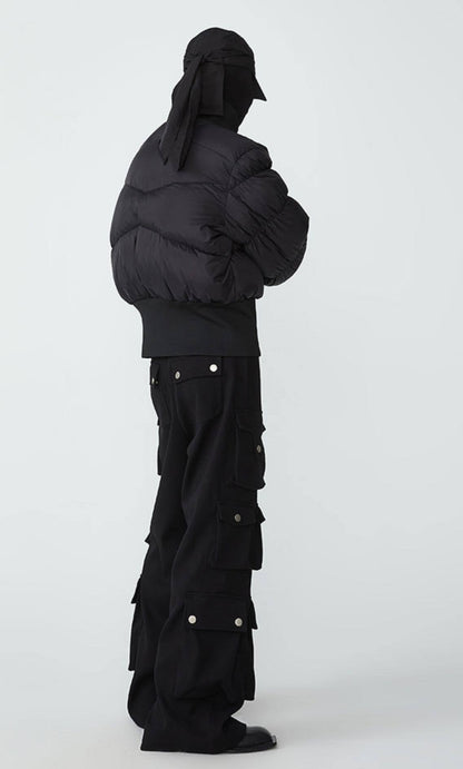 FRKM SCD  90 White Duck Down Thickened Slim Fit Unisex Cropped Jacket- SASHA.