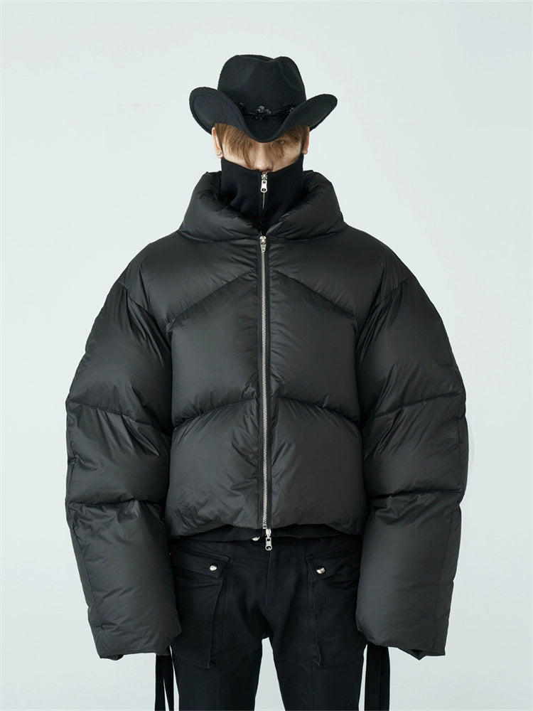 FRKM SCD FW 90 White Duck Down Heavy Loose Thick Unisex Jacket - JANIS.