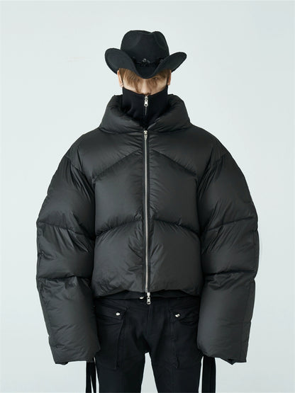 FRKM SCD FW 90 White Duck Down Heavy Loose Thick Unisex Jacket - JANIS.