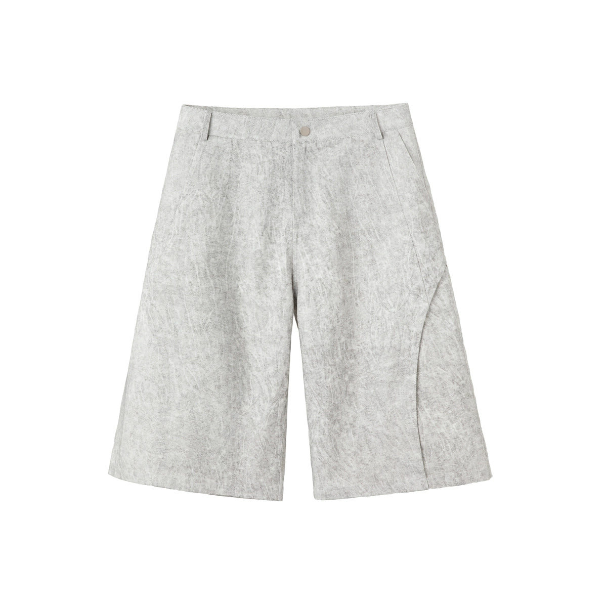 FRKM SCD Veined Texture Zip Tree Pattern Top and Short - CARRIE.