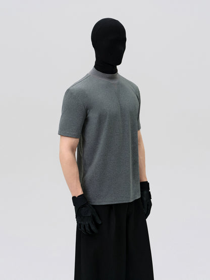 FRKM SCD Solona Fishbone Wide Shoulder Short Sleeve T-Shirt - NATHAN.