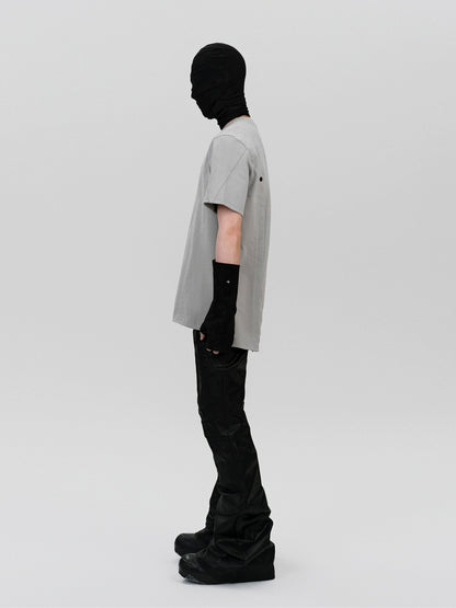 FRKM SCD simple design deconstructed short sleeve t-shirt - FEINT.