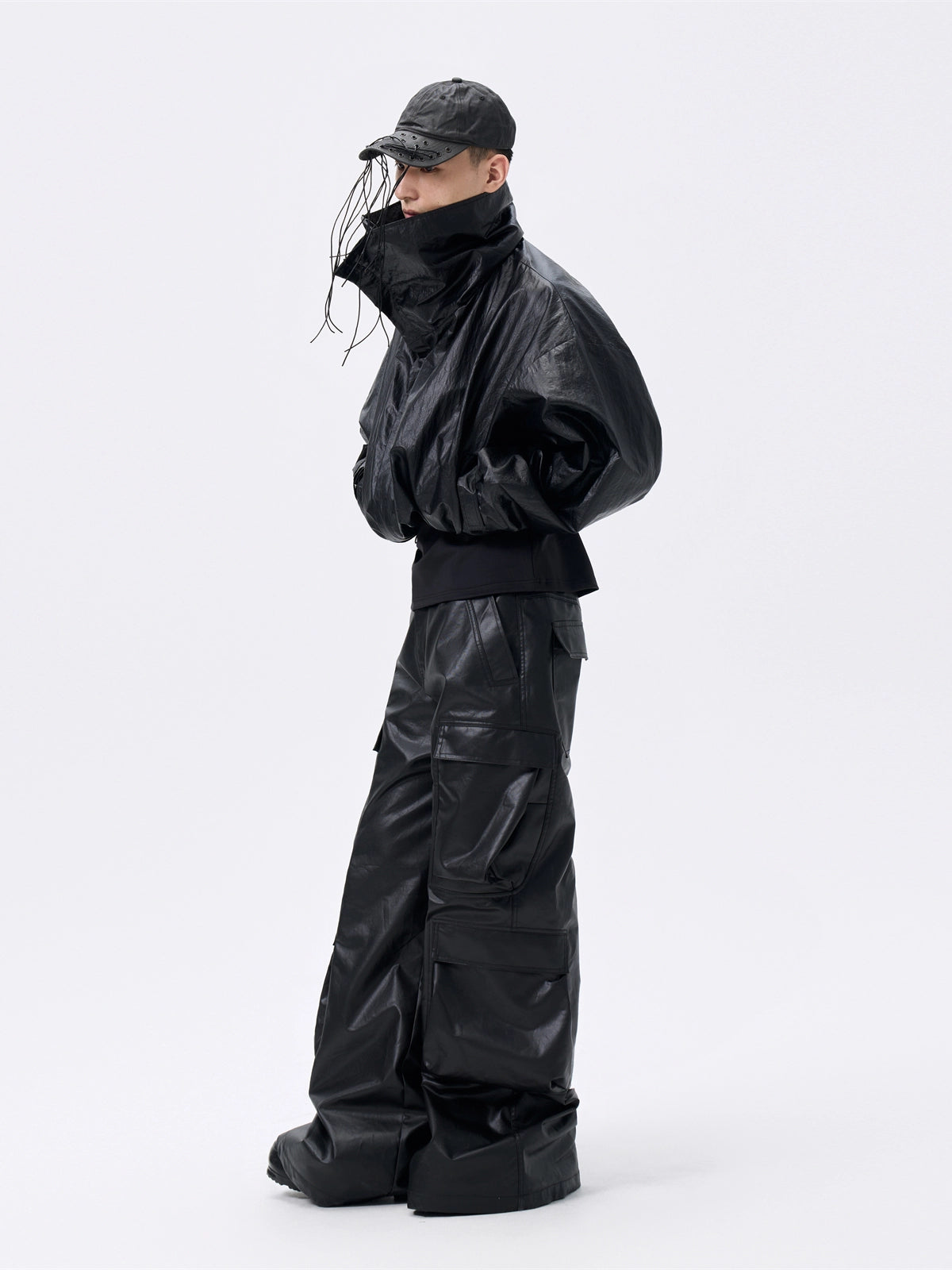 FRKM SCD stand-up collar drawstring jacket with windproof coating - CANDICE.