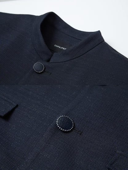 OWNLIFE cotton padded jacket with mulberry silk cotton liner - SILAS.