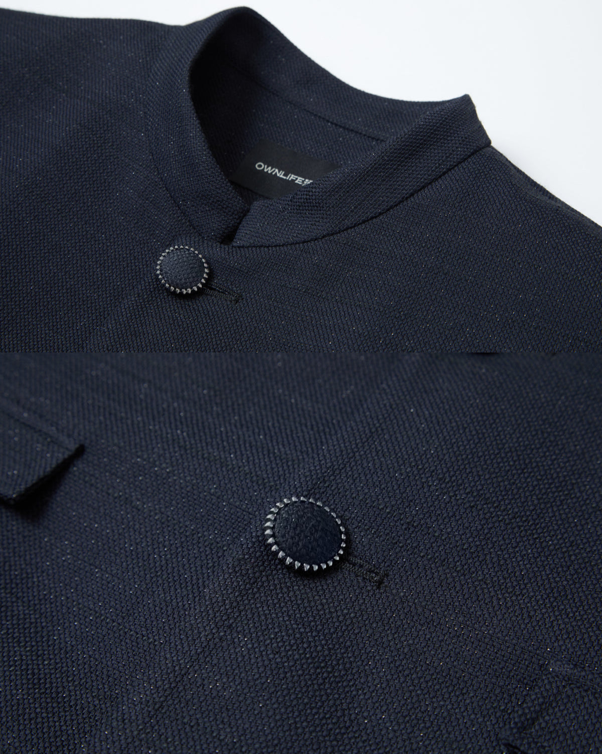 OWNLIFE cotton padded jacket with mulberry silk cotton liner - SILAS.