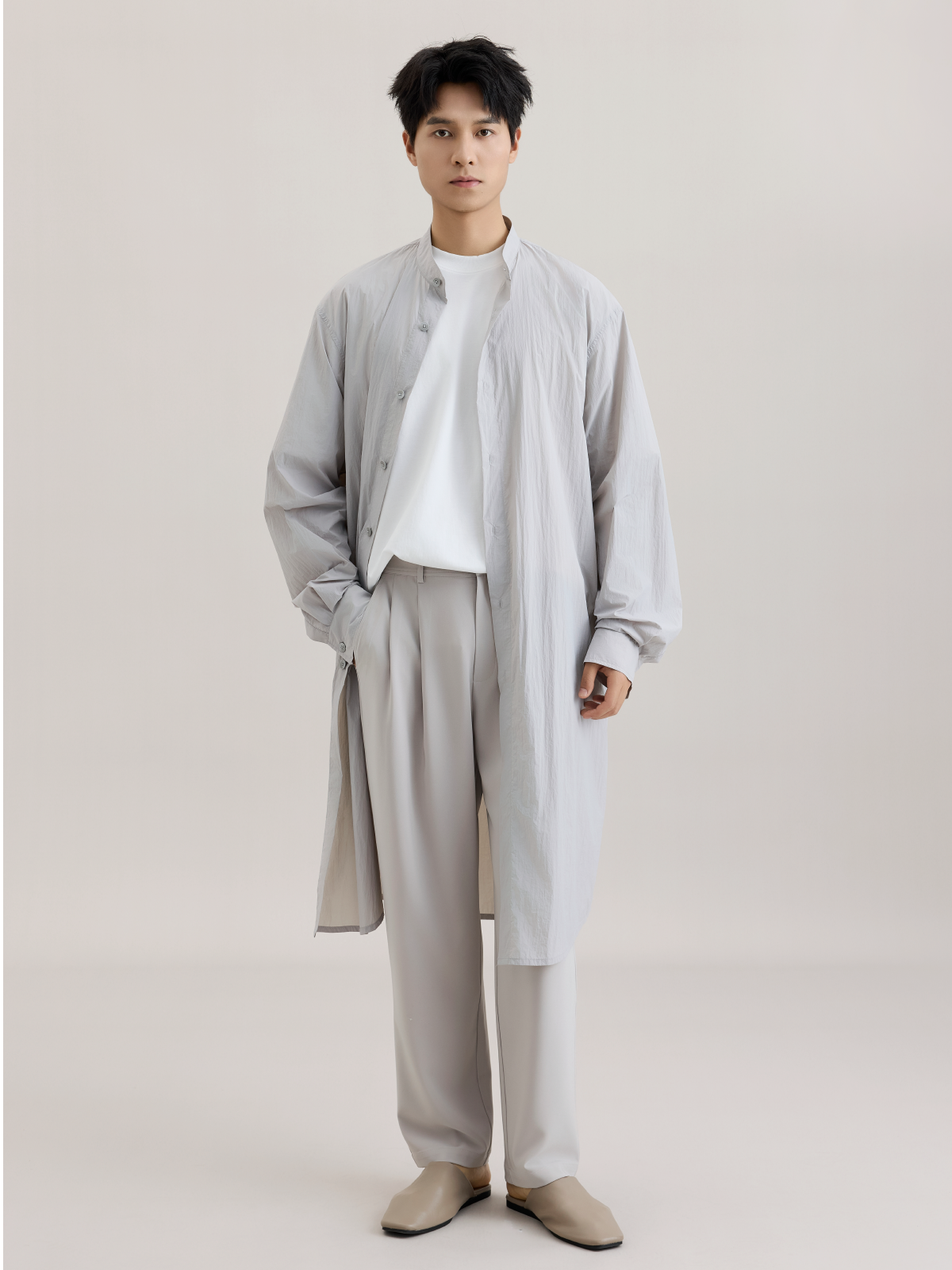 OWNLIFE anti-wrinkle slimming elastic waist pants - JULIUS.