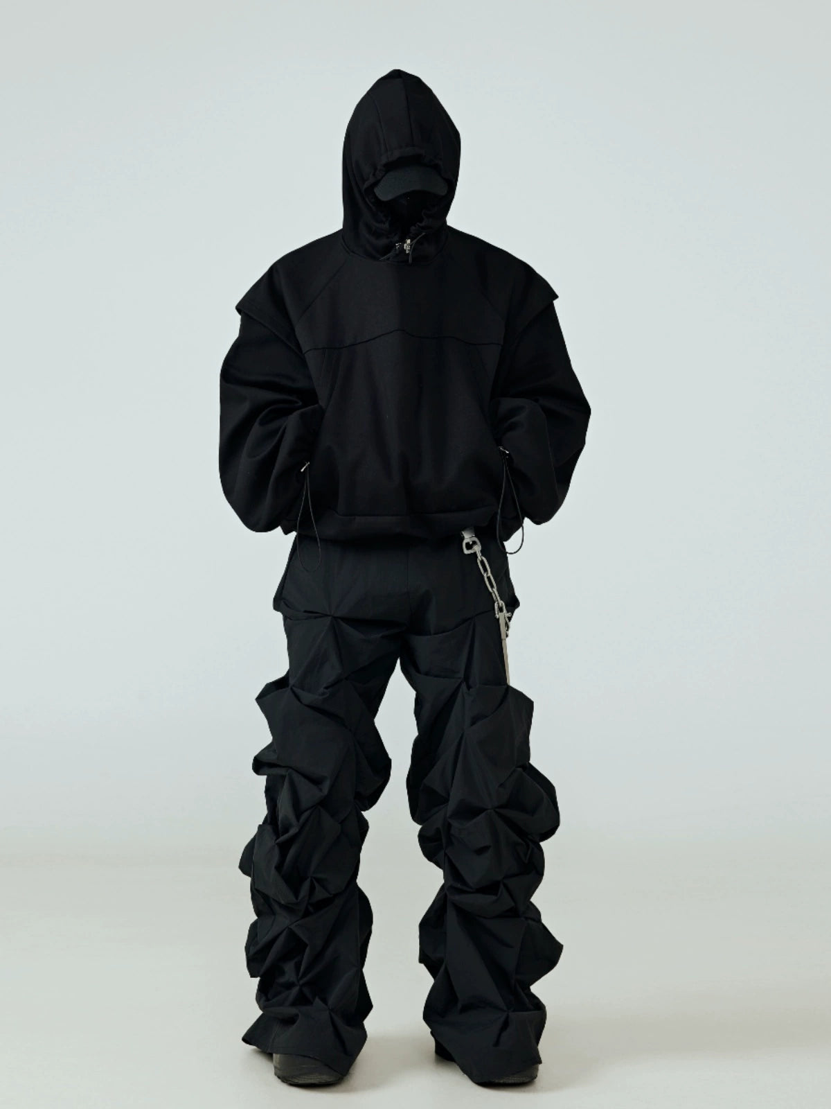 FRKM SCD Oversized frisbee heavy drawstring hooded sweatshirt - UTTER.