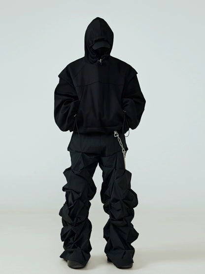 FRKM SCD Oversized frisbee heavy drawstring hooded sweatshirt - UTTER.