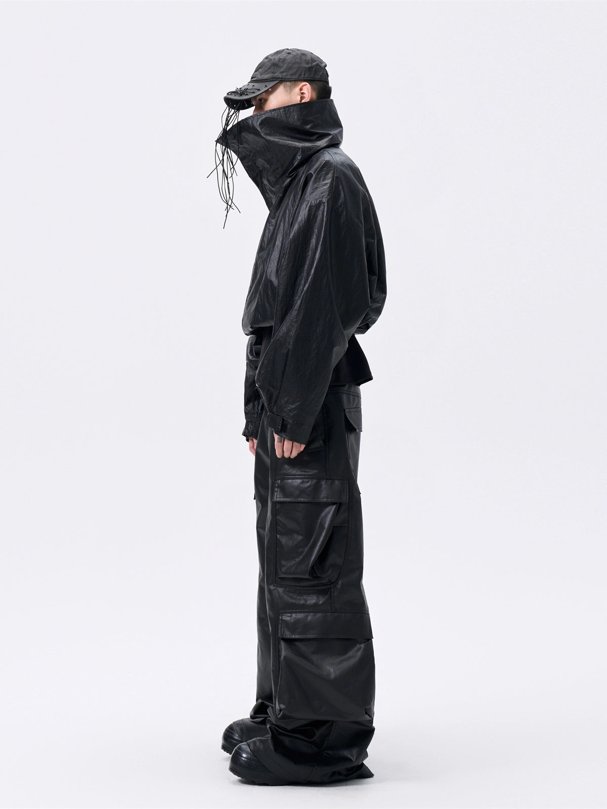FRKM SCD stand-up collar drawstring jacket with windproof coating - CANDICE.