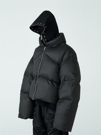 FRKM SCD FW 90 White Duck Down Heavy Loose Thick Unisex Jacket - JANIS.