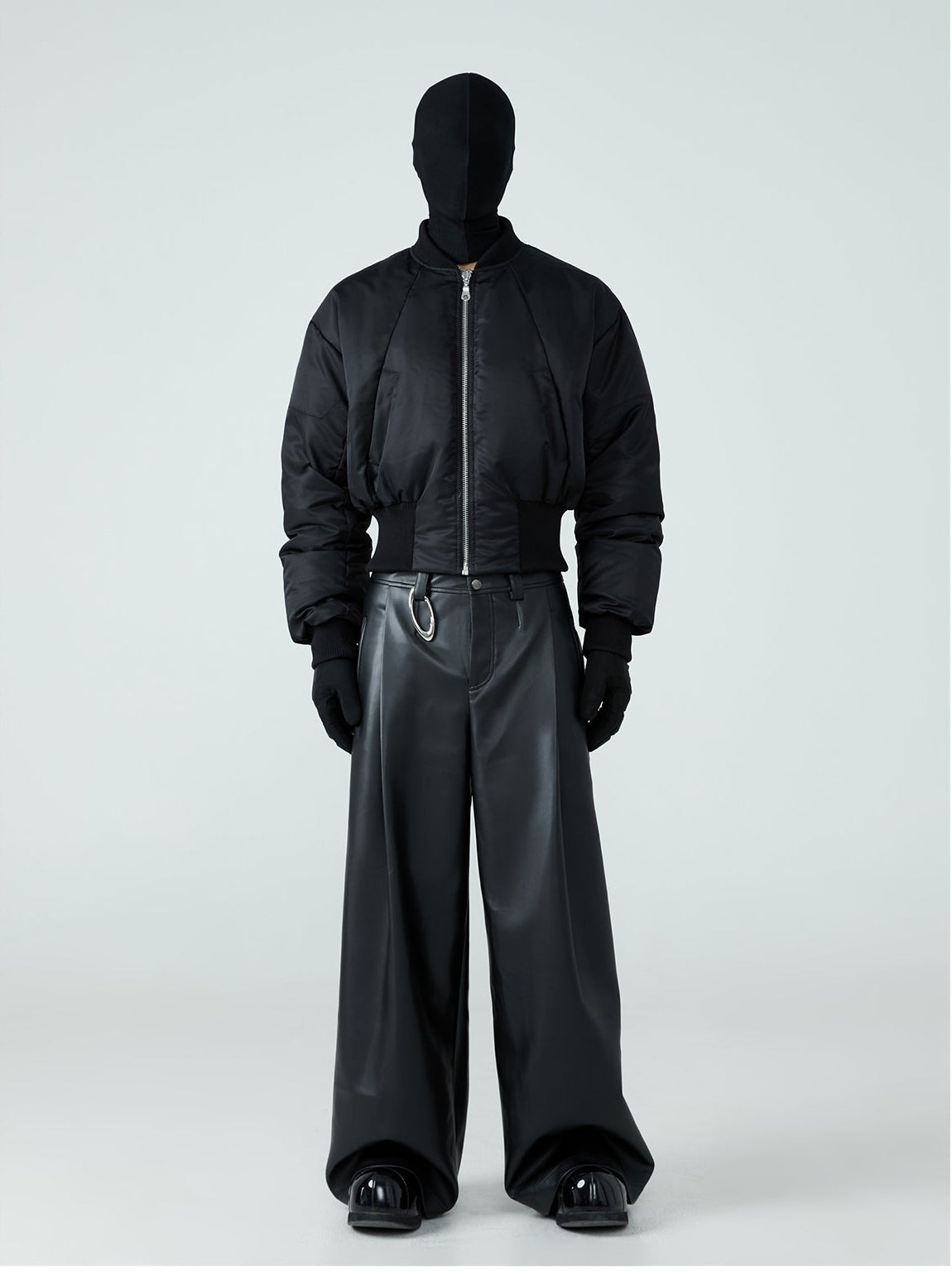 FRKM SCD Waist Cropped Duck Down Thickened Unisex Jacket- ORANGE.