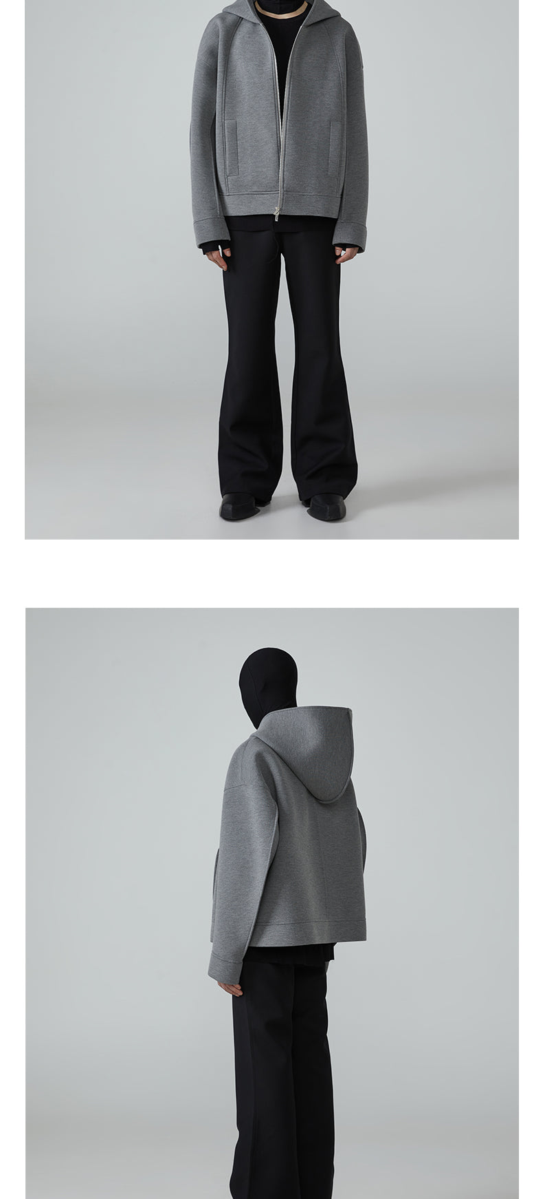 FRKM SCD 24SS Silhouette Hooded Sweatshirt Cardigan - WALT.