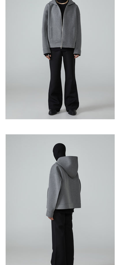 FRKM SCD 24SS Silhouette Hooded Sweatshirt Cardigan - WALT.