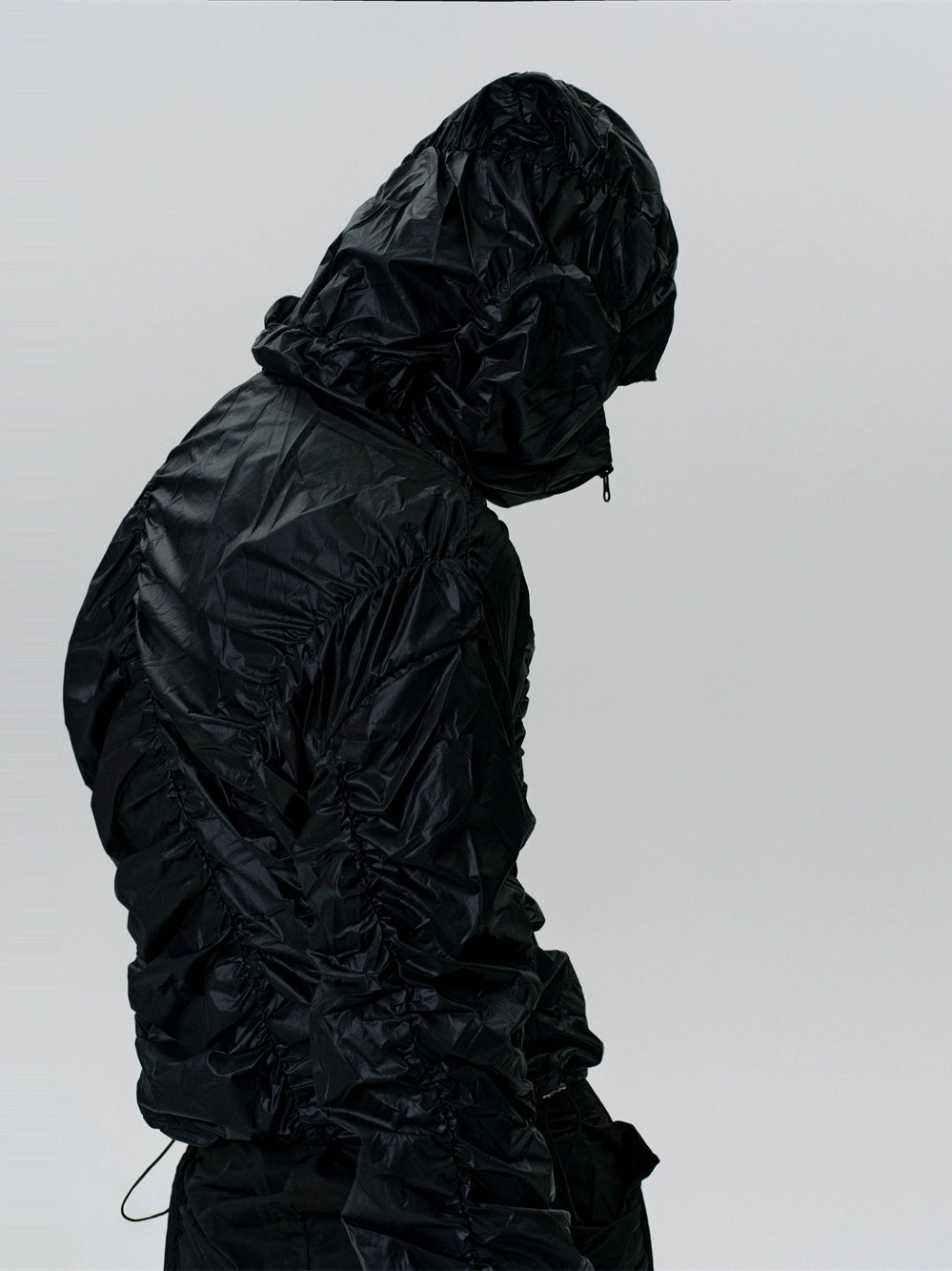 FRKM SCD Ruffled Sweatshirt Pleated hoodie and Pant Set - AALIYAH.