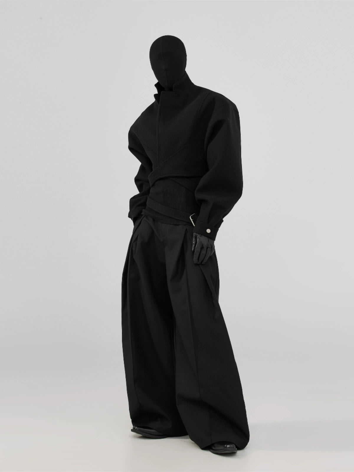 FRKM SCD Three-Dimensional Pleated Wide-Leg Loose Fit Pants - FARIN.