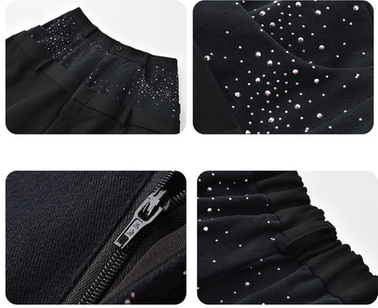 JIECHI straight-leg loose suit pants - SATIRE.