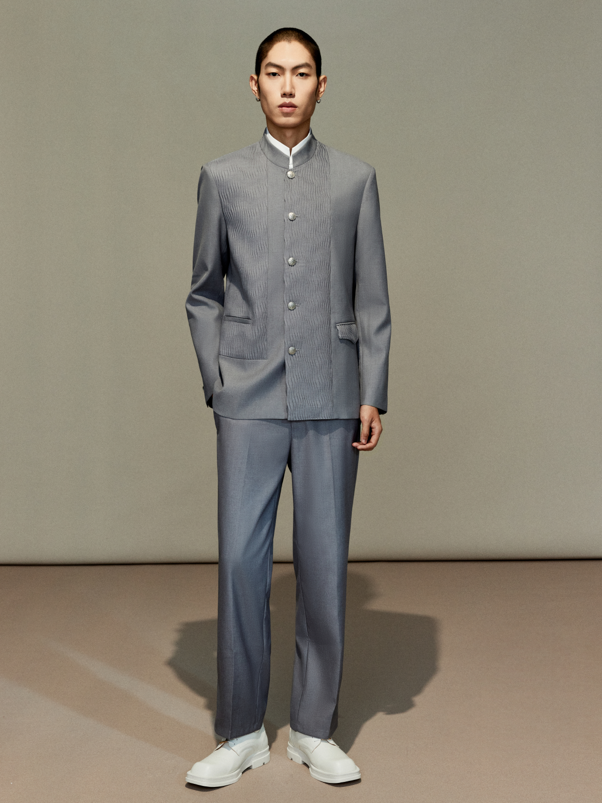 OWNLIFE Wave Tunic Straight Pants - TOM.