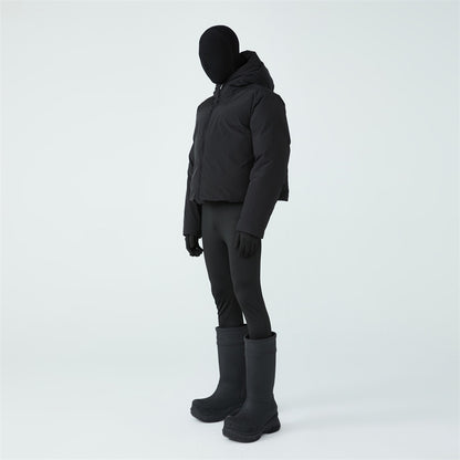 FRKM SCD FW Unisex Short Hooded Solid Color Super Thick All-Match Down Jacket - OLAF.