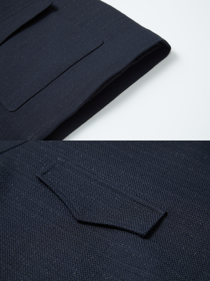 OWNLIFE cotton padded jacket with mulberry silk cotton liner - SILAS.