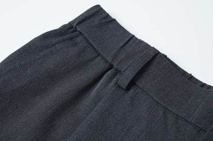 OWNLIFE elasticated waist slim straight pants - CHRISSY.