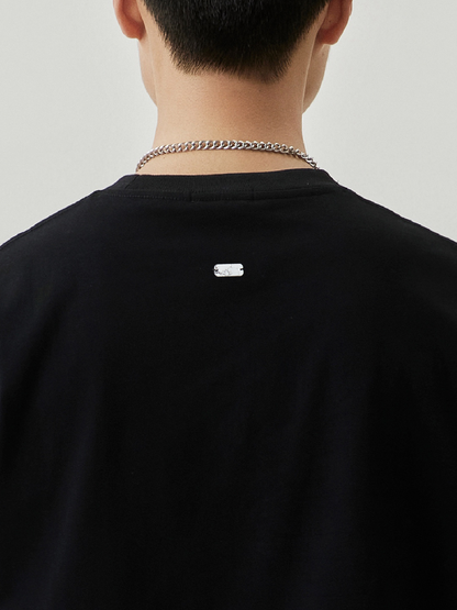 OWNLIFE  slightly wide short-sleeved T-shirt - WILL.