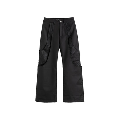 FRKM SCD Lace Panels Irregular Casual Slim Fit Blazer and Pant Set - NARA.